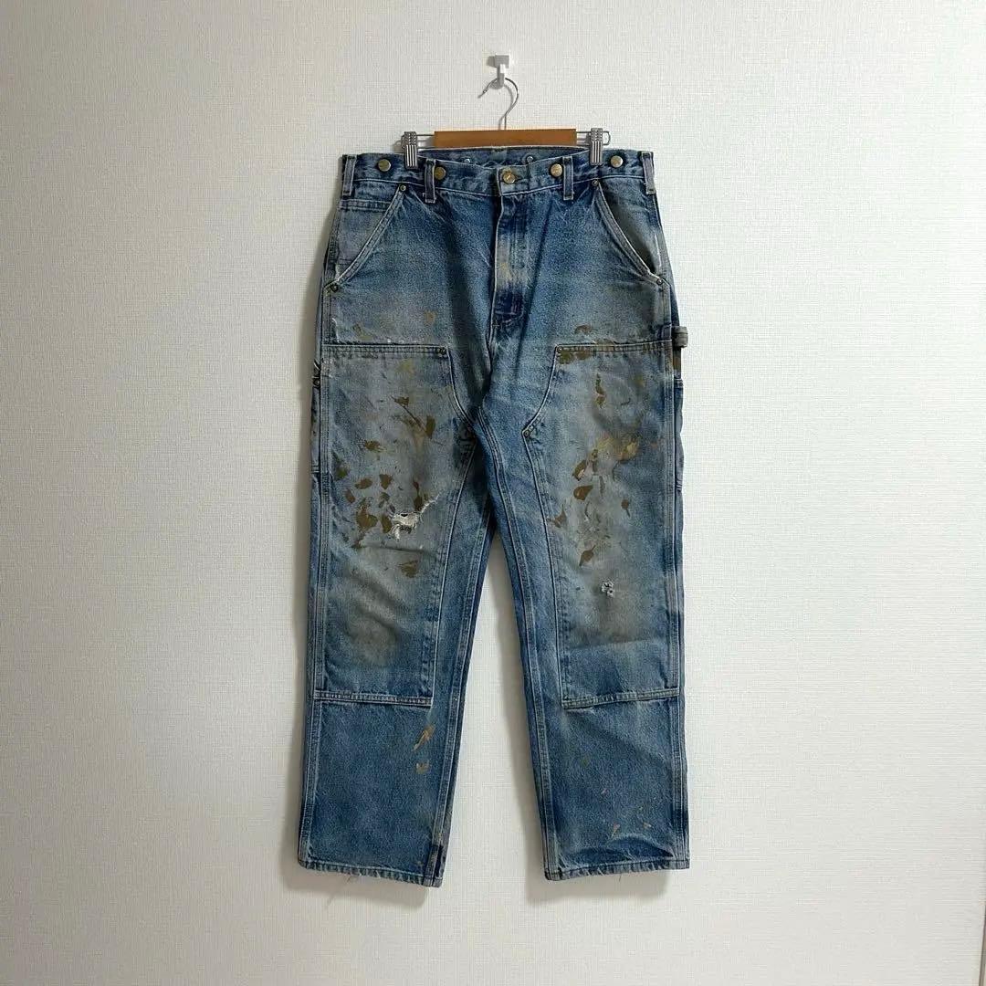 ラ*ト様 ［雰囲気抜群］carhartt double knee denim