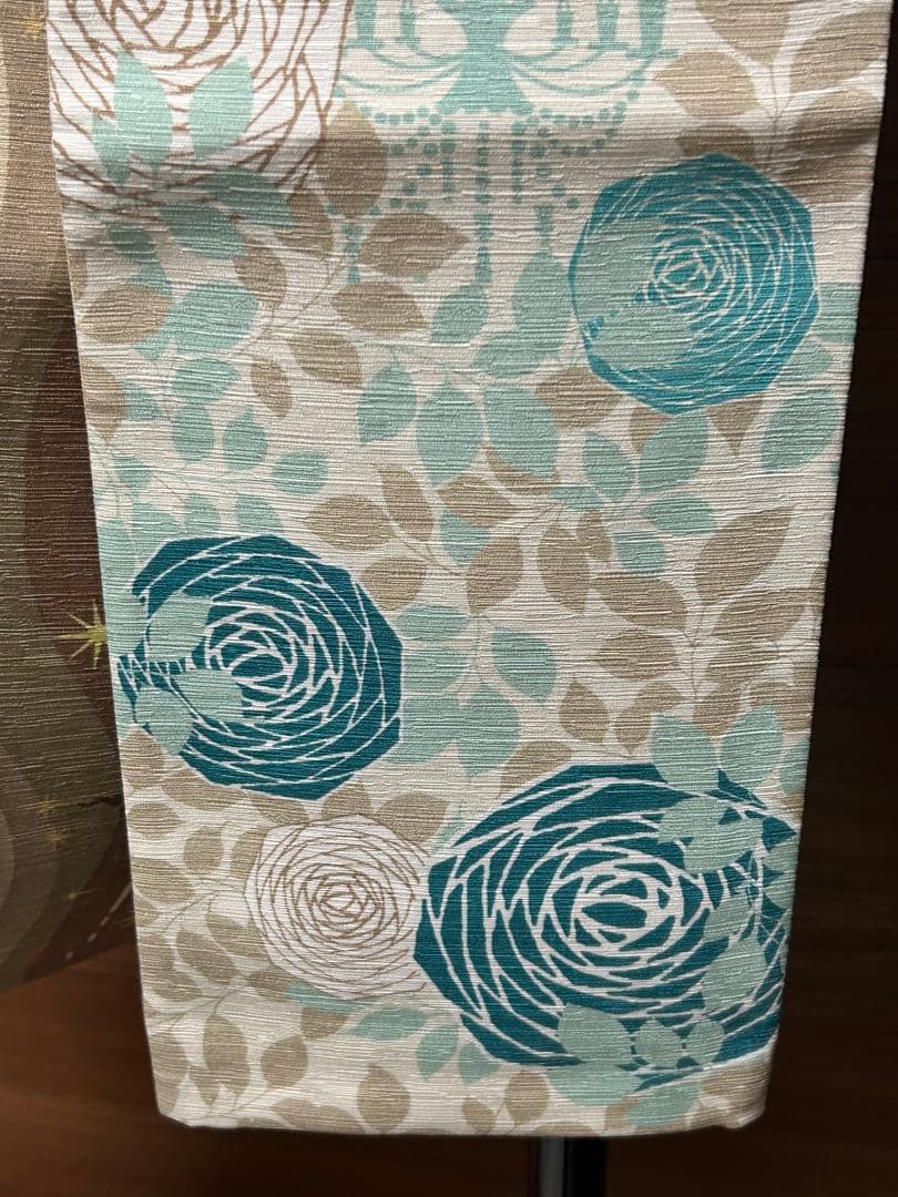 WAKKA 半幅帯　薔薇　美品　シンデレラ