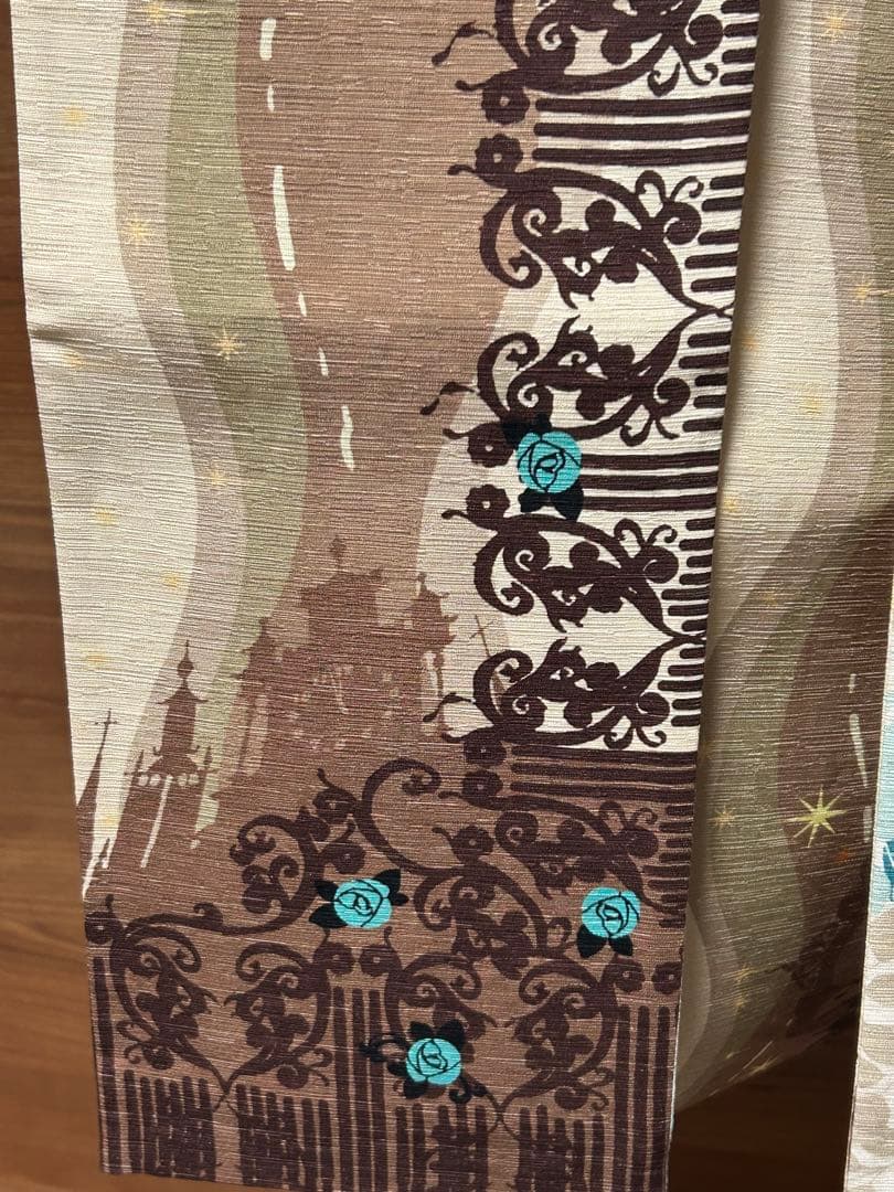 WAKKA 半幅帯　薔薇　美品　シンデレラ