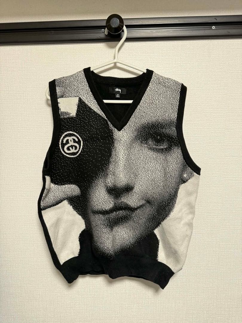 Stussy PHOTO JACQUARD VEST ニットベスト