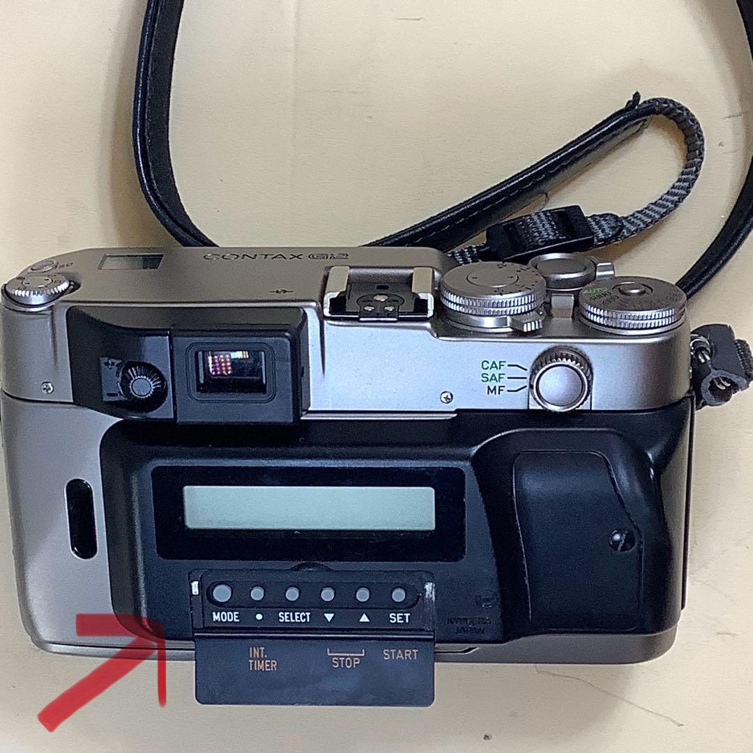 CONTAX G2-D 〈データバックGD-2装備〉未使用に近い。レンズ3本