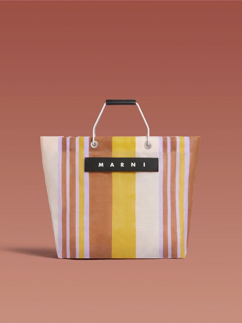 【美品】レーズン MARNI MARKET STRIPE BAG