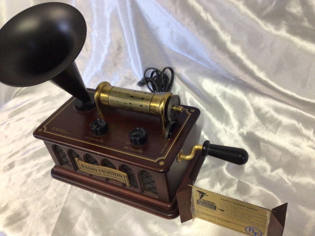 クラリオン HR-2000A 蓄音機型ラジオ 希少品 限定 アンティーク 箱付