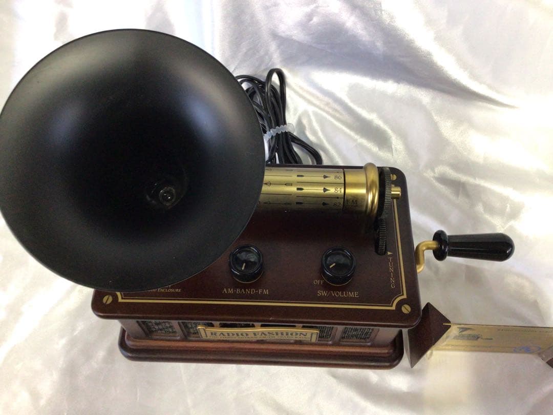 クラリオン HR-2000A 蓄音機型ラジオ 希少品 限定 アンティーク 箱付