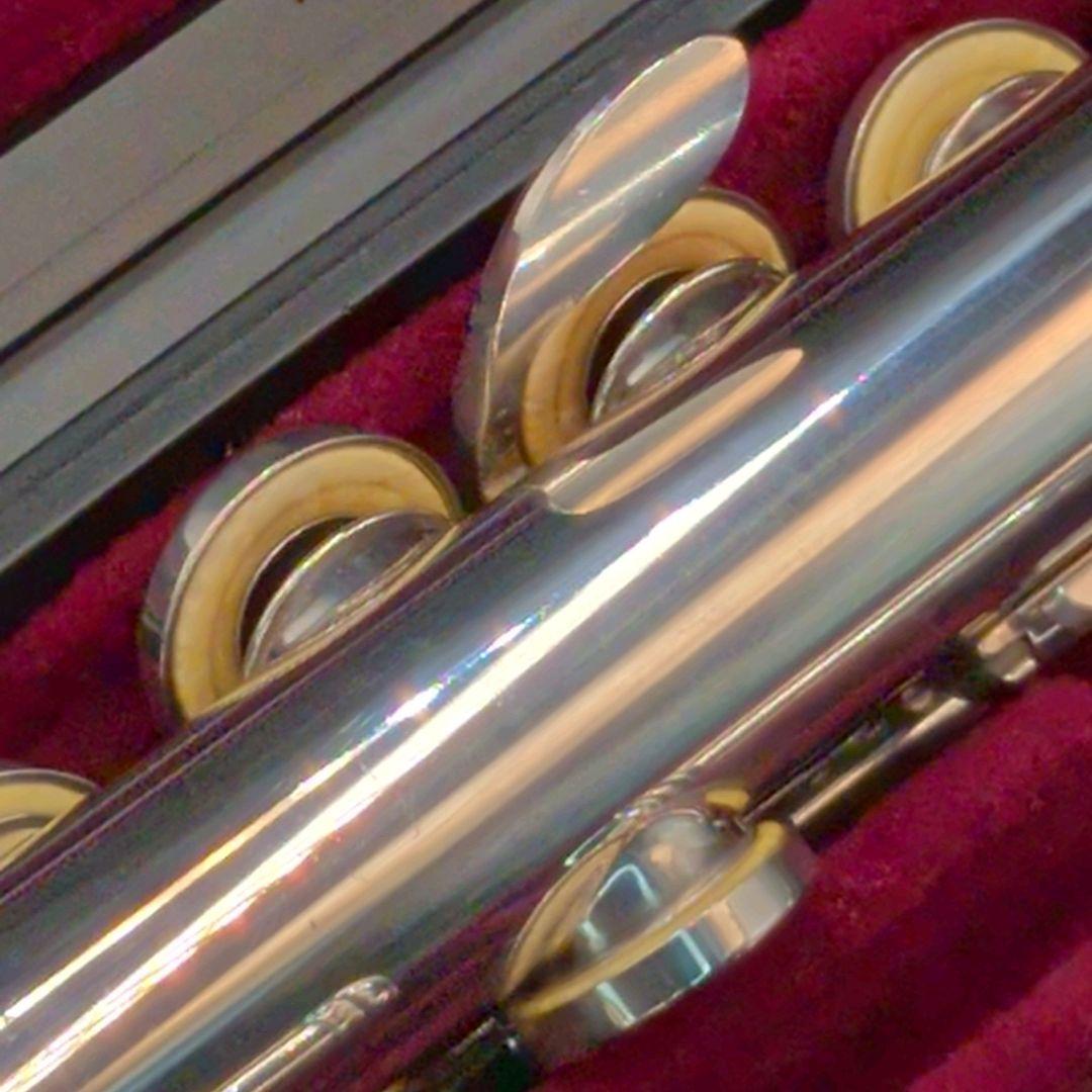 フルート　調整済　美品　ヤマハYFL221SⅡ（銀メッキ仕上げ）