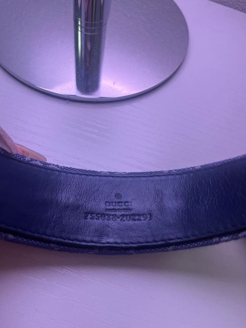 GUCCI グッチ GGキャンバス カチューシャ ブラック 美品