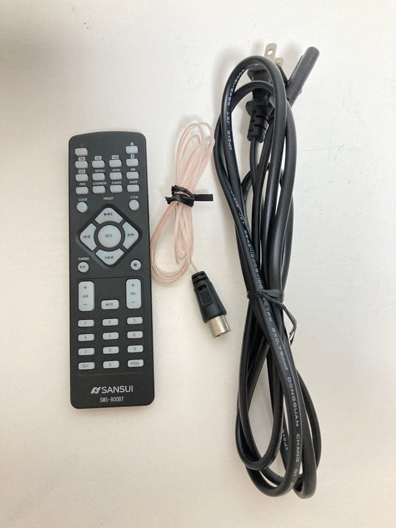 SANSUI SMS-800BT Bluetooth対応CDプレーヤー レトロ