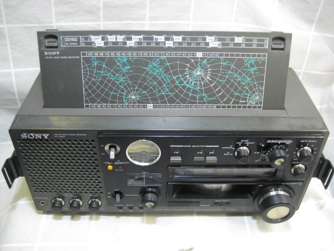 ソニー FM/MW/SW 31バンドレシーバー ICF-6800 動作品