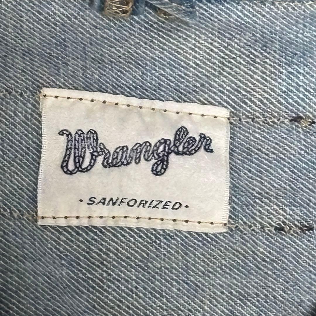 希少フルジップ Wrangler ラングラーデニムジャケット Mサイズ