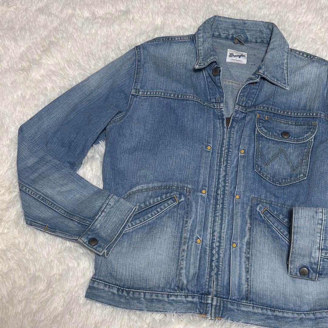 希少フルジップ Wrangler ラングラーデニムジャケット Mサイズ