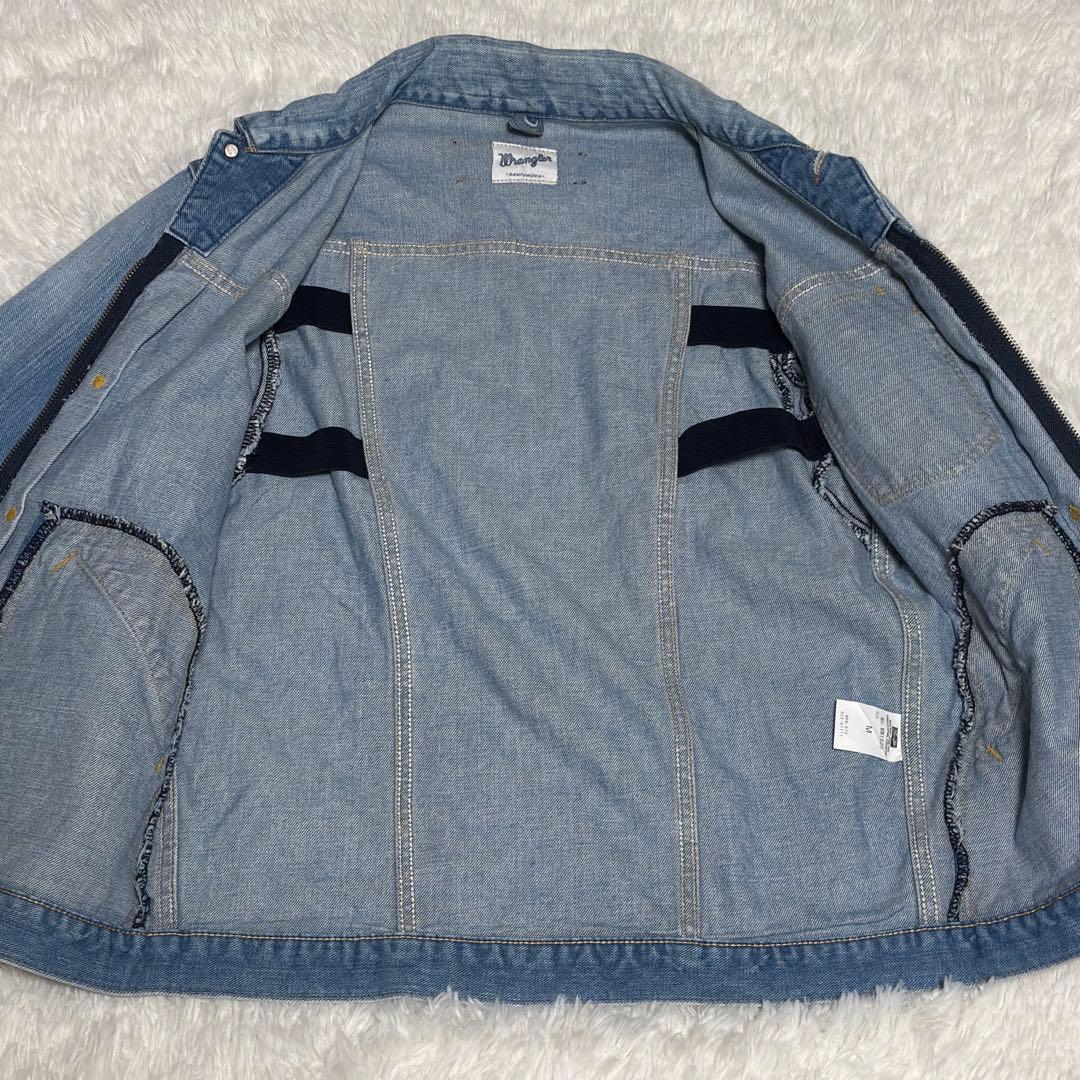 希少フルジップ Wrangler ラングラーデニムジャケット Mサイズ