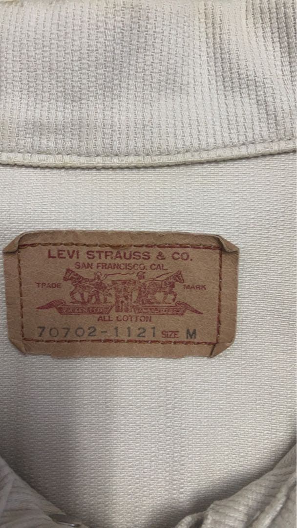 90s levis 1st シンチバック付き　ピケ