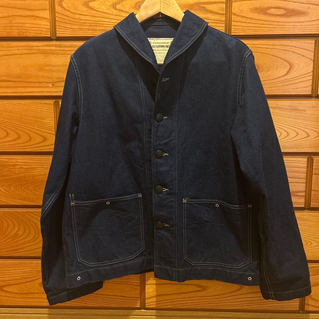 Dalees ダリーズ　ショールカラー カバーオールサイズ16.5