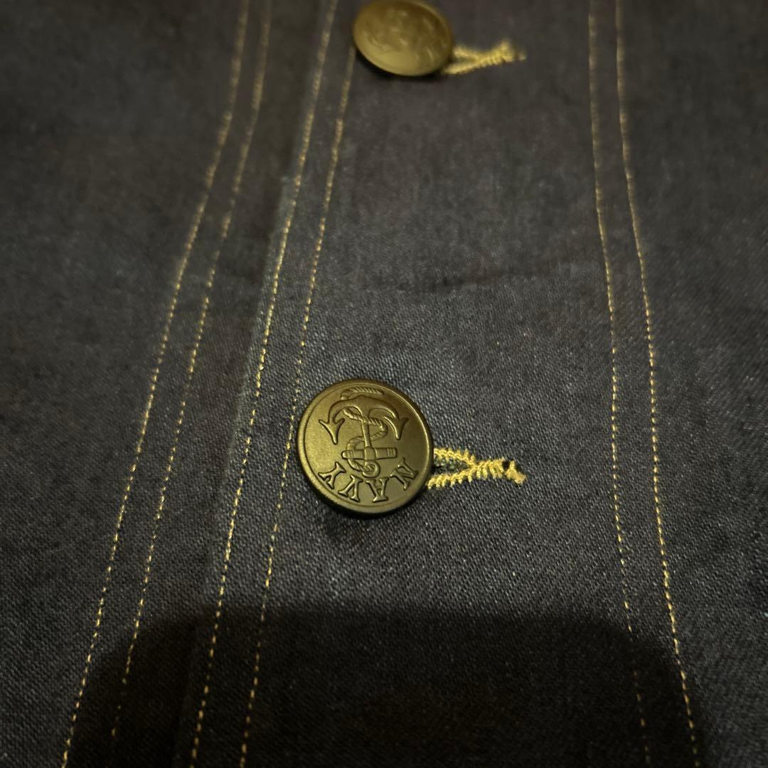 Dalees ダリーズ　ショールカラー カバーオールサイズ16.5