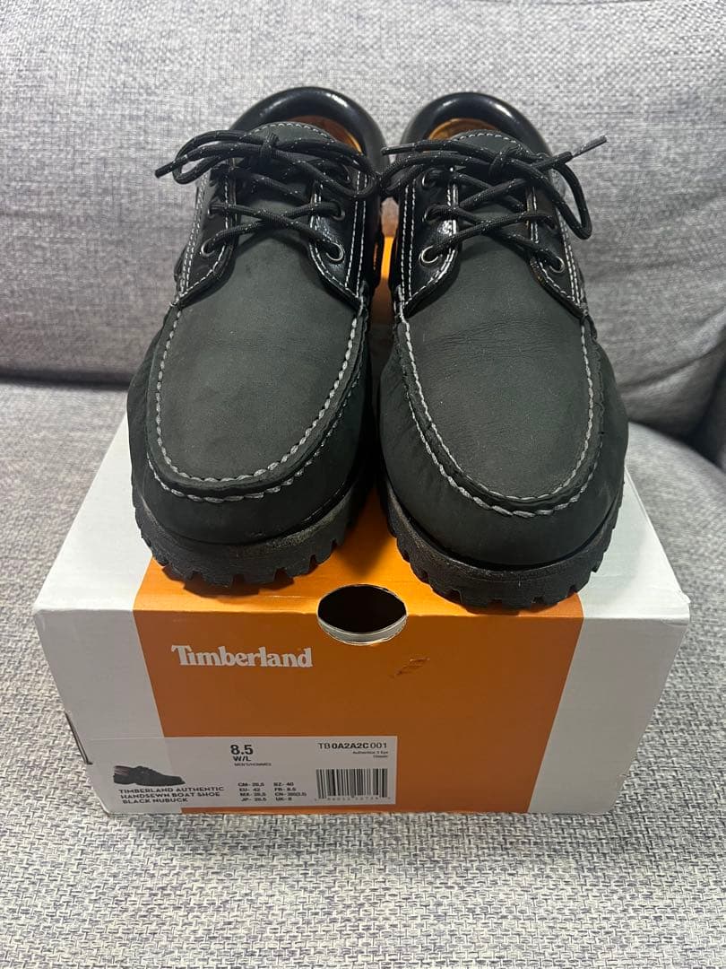 Timberland 3eye ブラック デッキシューズ 26.5cm(8.5)