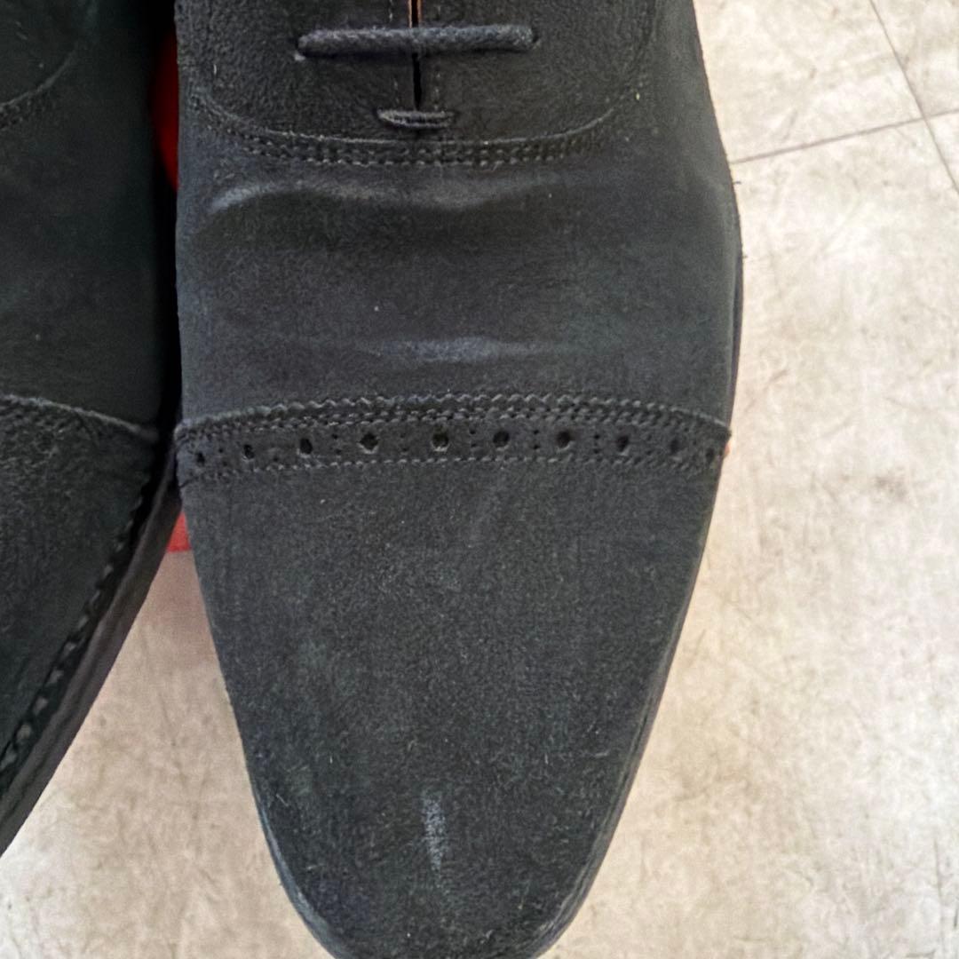 スコッチグレイン　スエード ドレスシューズ ブラック