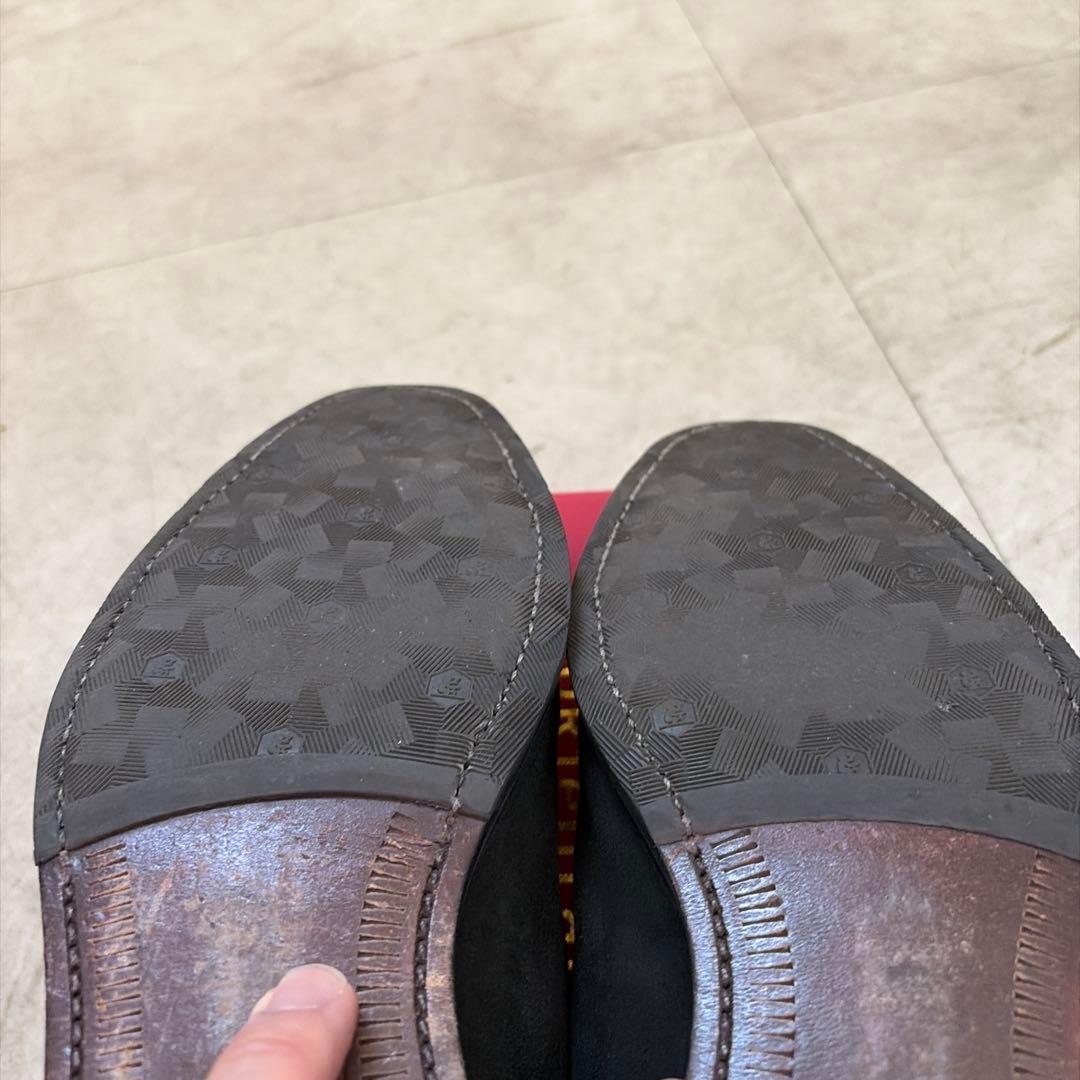 スコッチグレイン　スエード ドレスシューズ ブラック