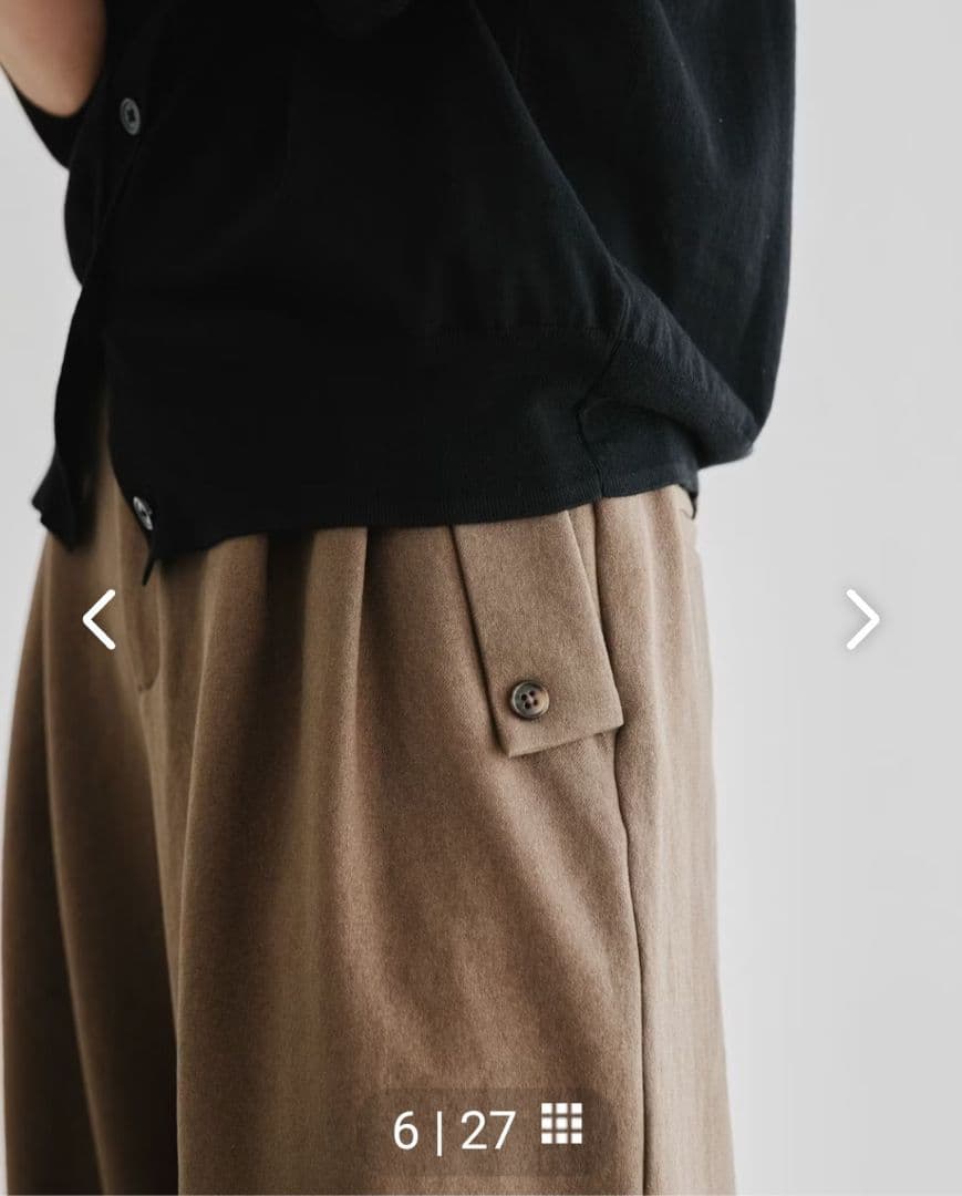 北欧暮らしの道具店　ワイドパンツ