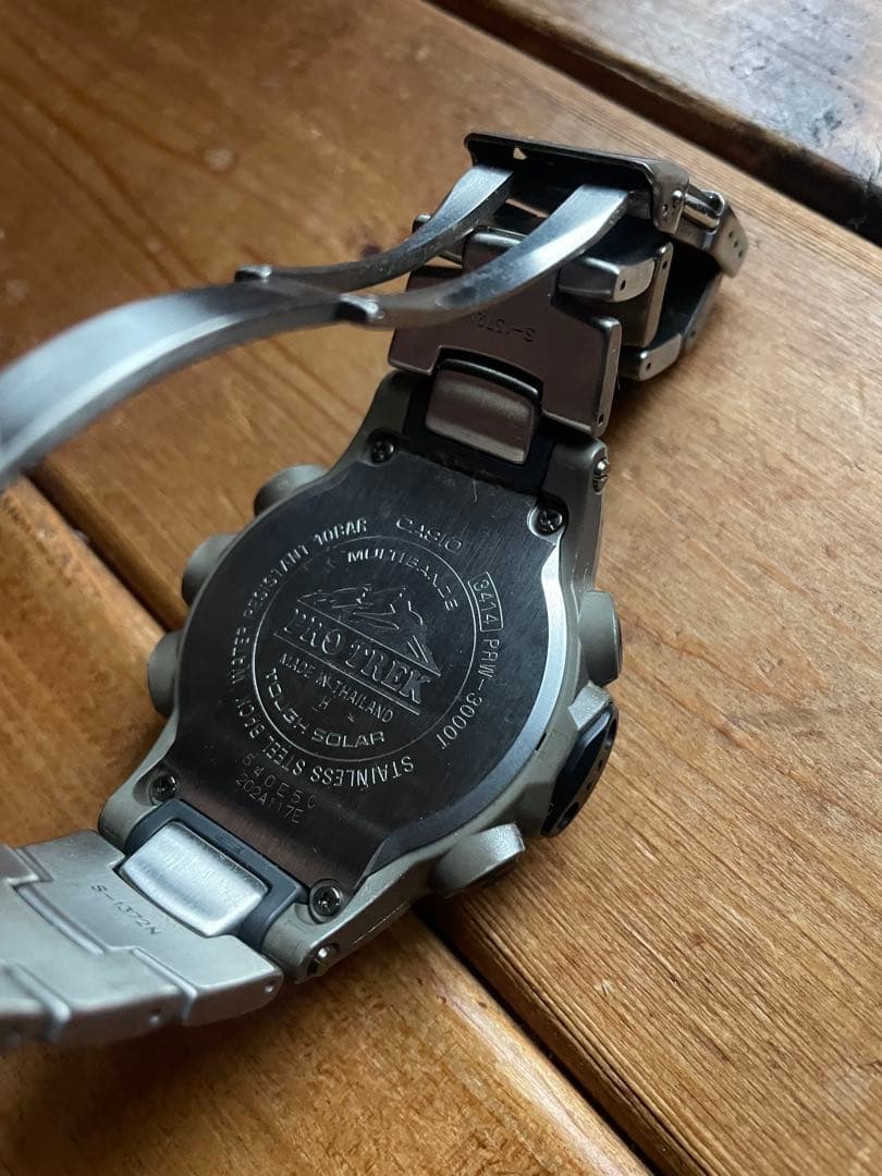 動作良好 CASIO PRO TREK PRW-3000T プロトレック