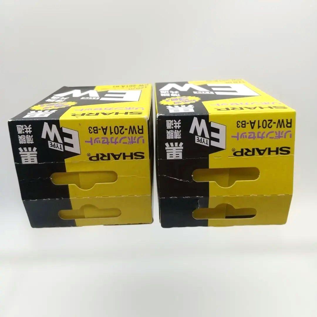 【未使用】 SHARPリボンカセット RW-201A-B3 タイプEW 黒 5個