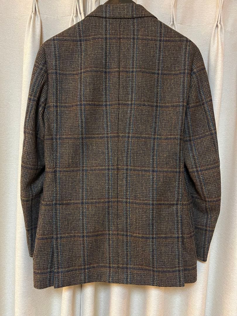 LARDINI チェック柄 テーラードジャケット