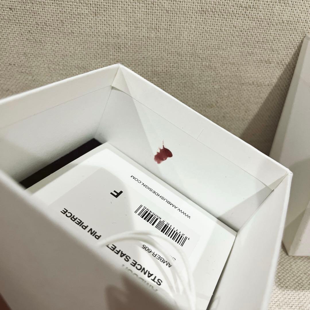 アクセサリー AMBUSH STANCE SAFETY PIN PIERCE