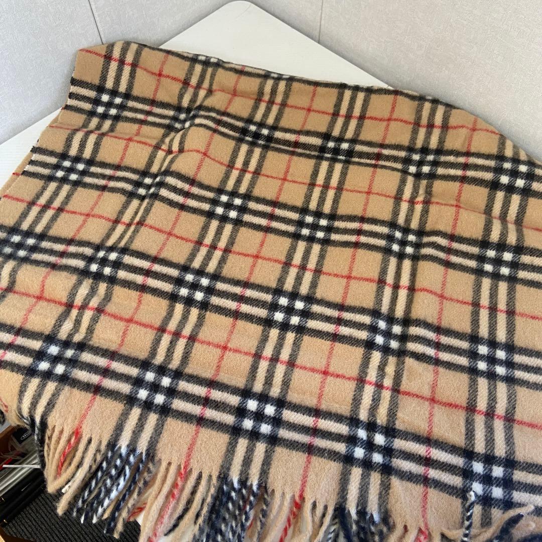 未使用⭐️Burberrysバーバリー 膝掛け ウール　ノバチェック