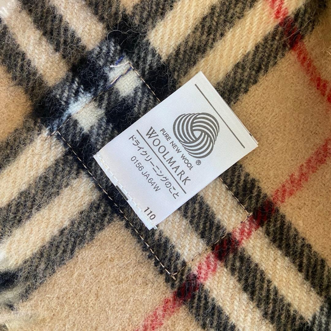 未使用⭐️Burberrysバーバリー 膝掛け ウール　ノバチェック