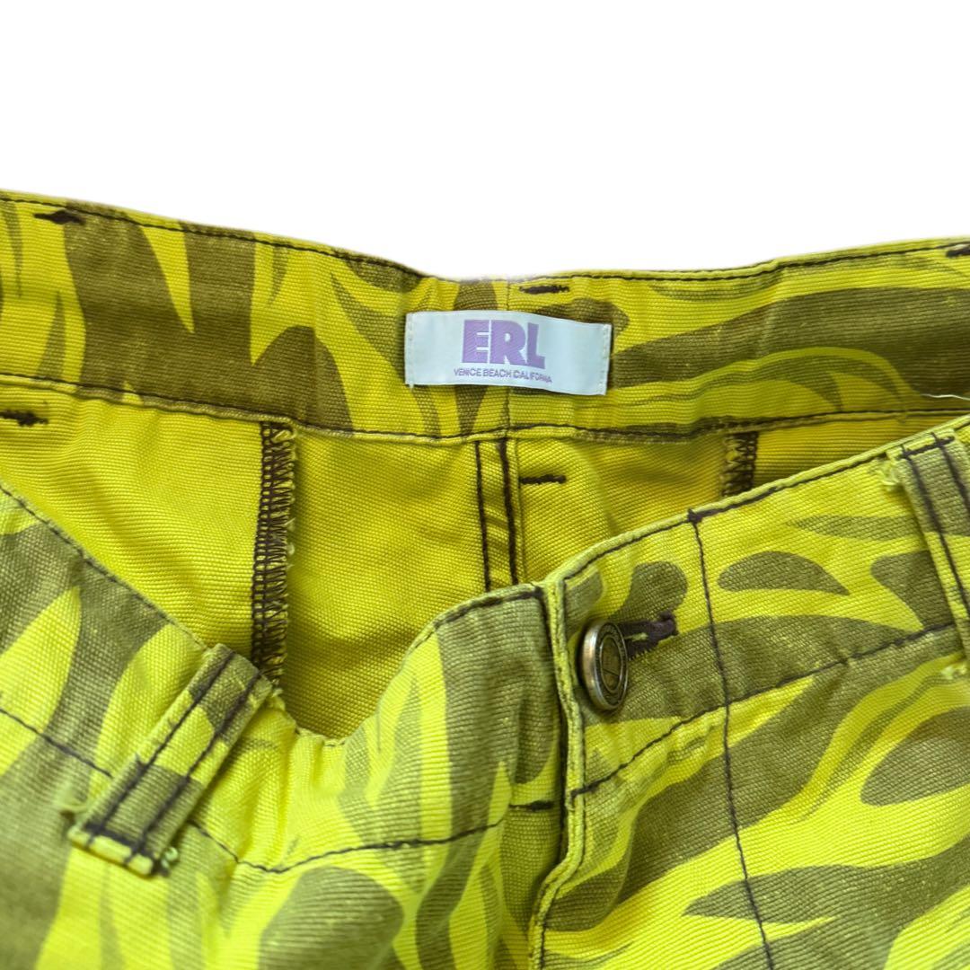 ERL イエローフレイム カーゴパンツ