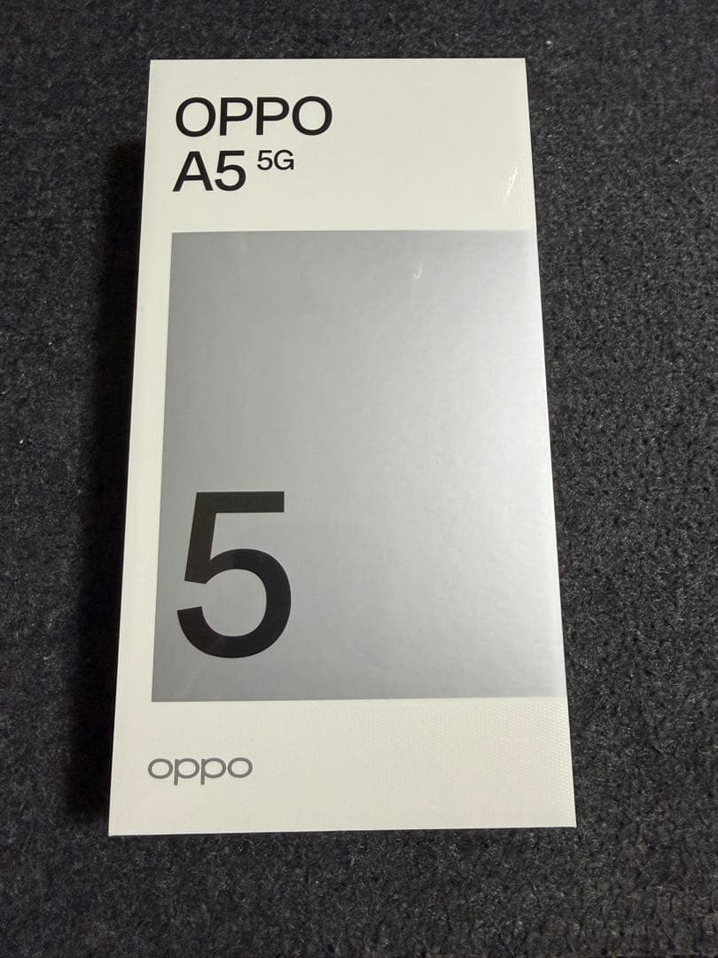 ② OPPO A5 5G グリーン 128GB SIMフリー　防水・防塵
