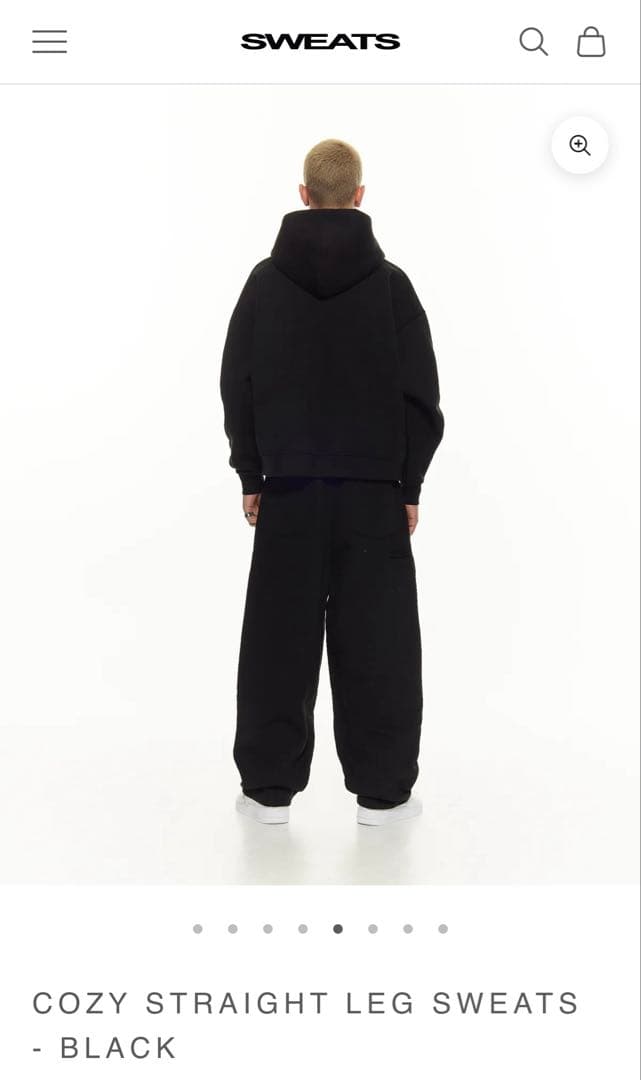 【年内まで】sweats collectiveスウェッツ黒パンツ