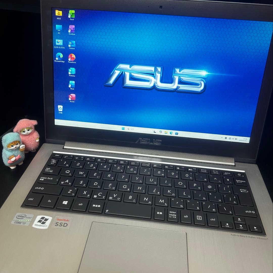 windows11✨薄型SSD256GBバッテリー◎カメラオフィスタッチパッド付