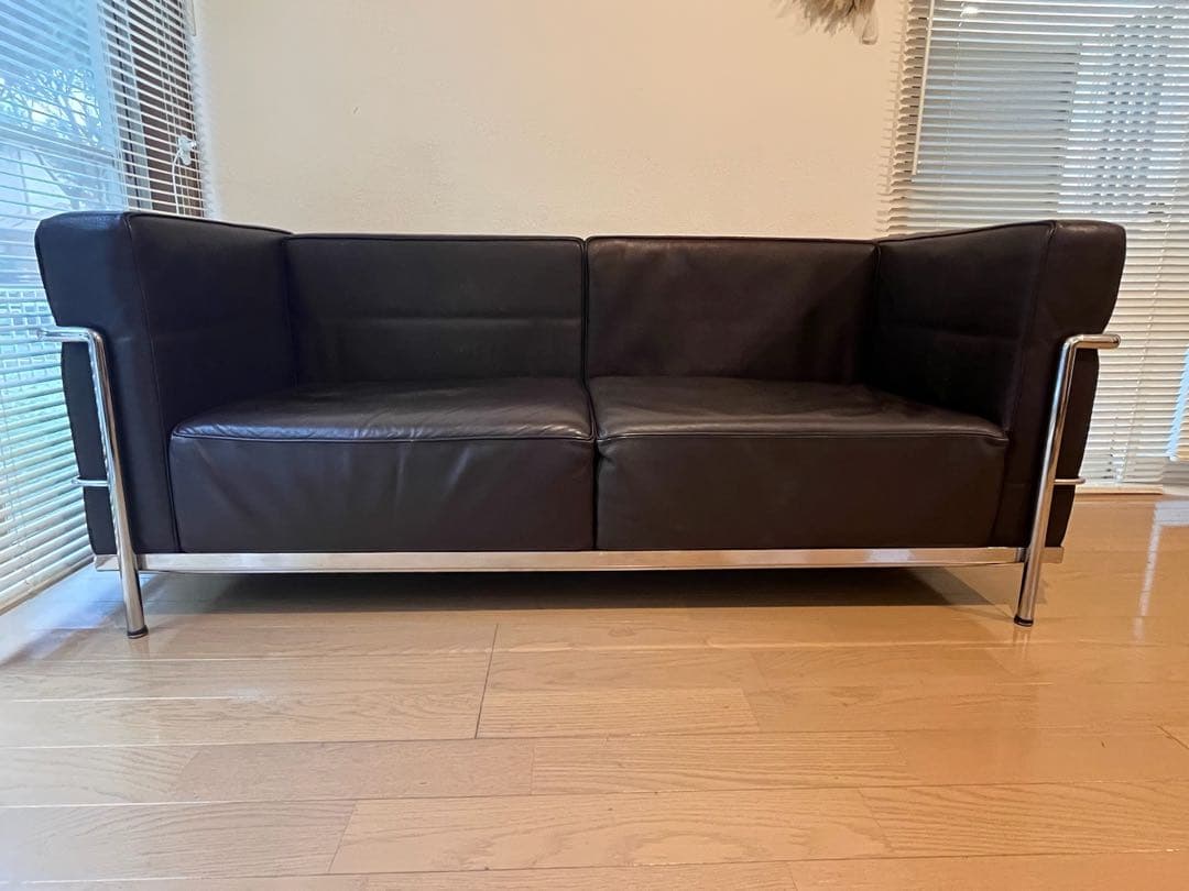 ルコルビュジエ 2P 2人掛け ソファ LC3 リプロダクト本革