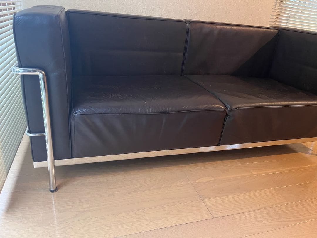 ルコルビュジエ 2P 2人掛け ソファ LC3 リプロダクト本革