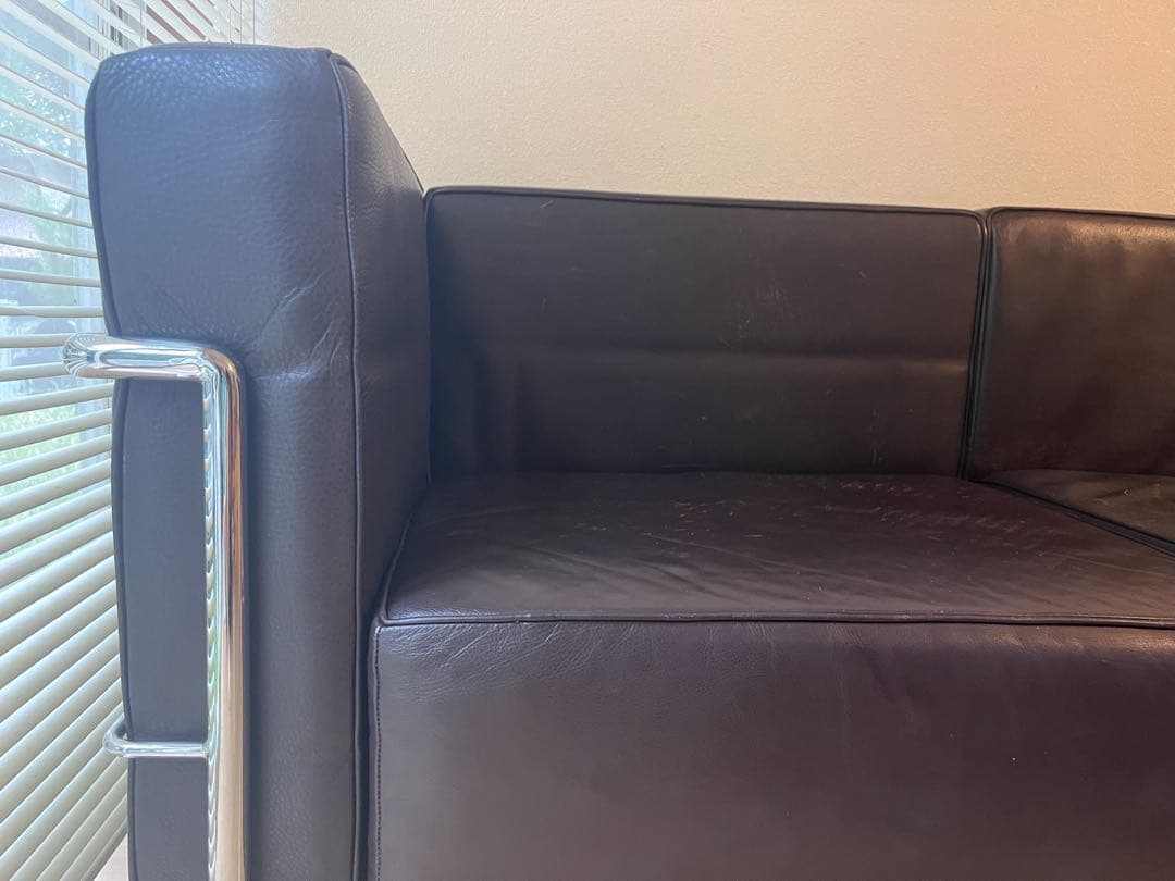 ルコルビュジエ 2P 2人掛け ソファ LC3 リプロダクト本革