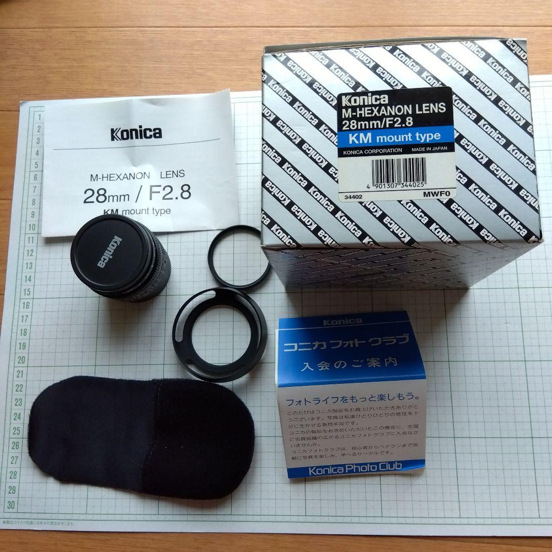 レンズ(単焦点) Konica M-Hexar 28mm F2.8