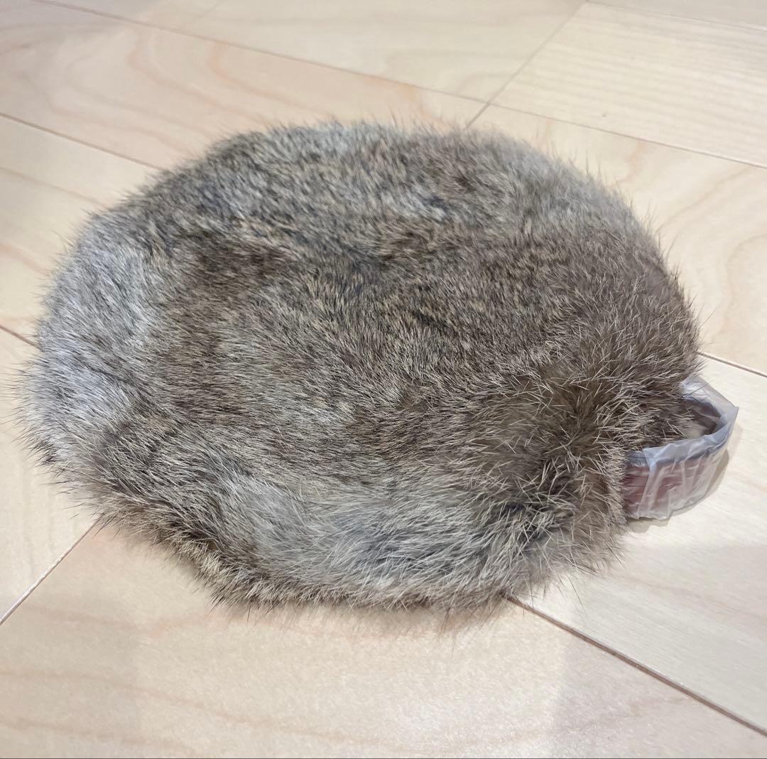 ATAO アタオ　かごバッグ　ファー付き