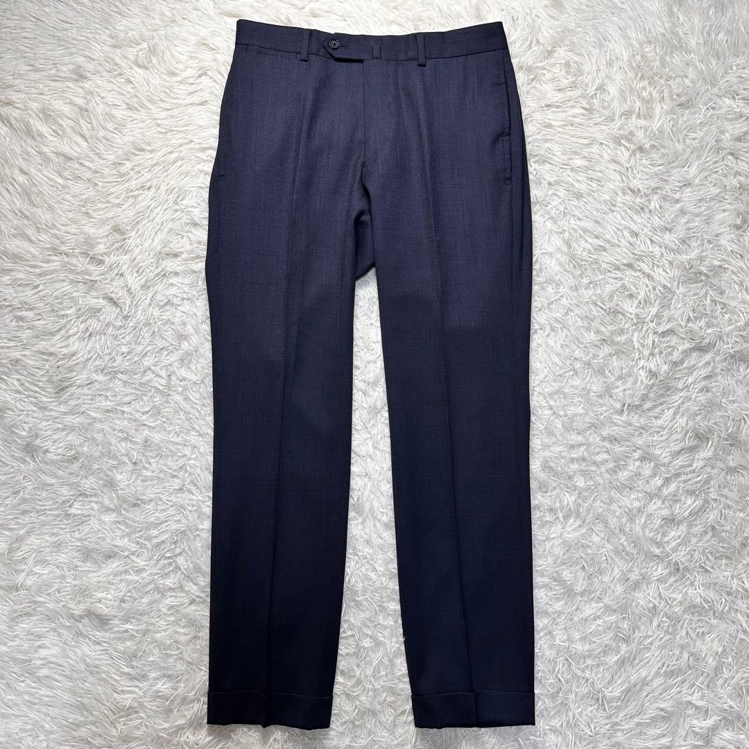 現行 極美品 トゥモローランド ドラゴ生地 セットアップ 総裏 ネイビー 44