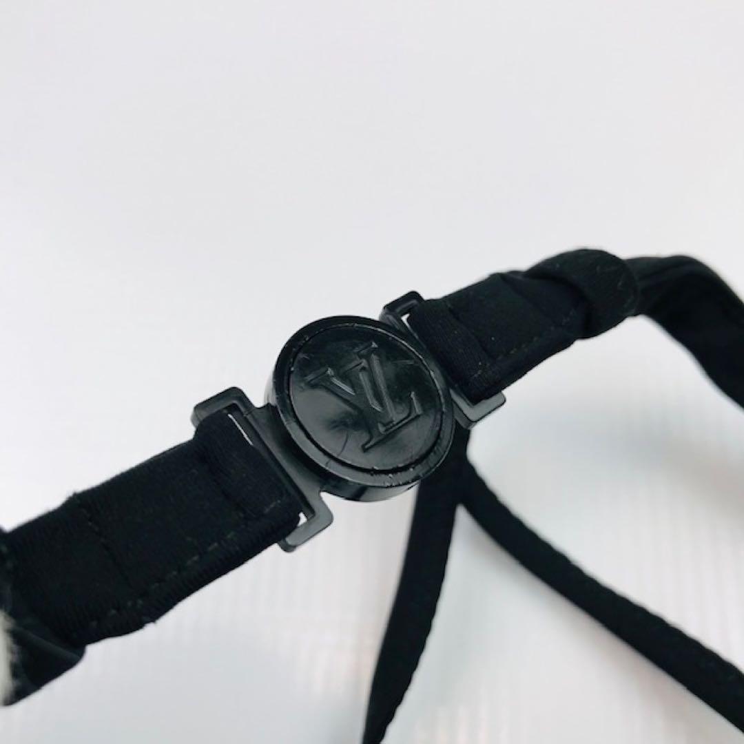 新品同様★ルイヴィトン・モノグラム総柄 メタルV ビキニ 水着(34)