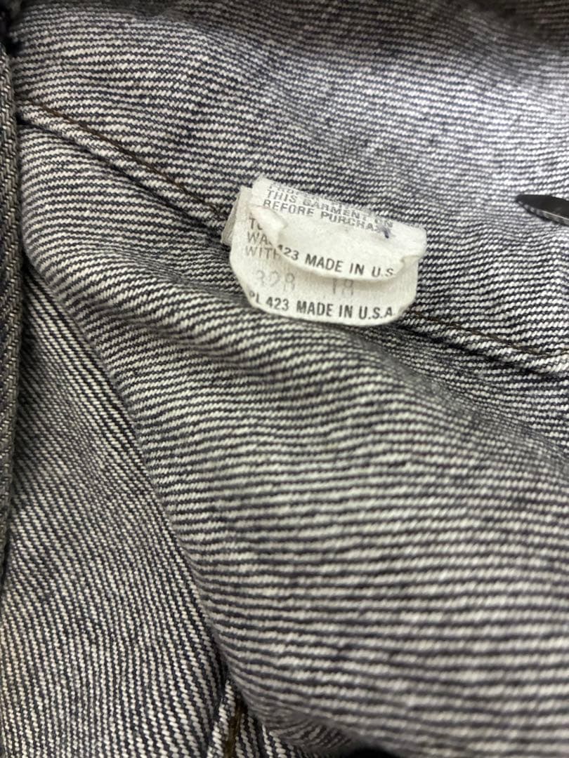 リーバイス 70506 0259 トラッカージャケット ブラック USA製