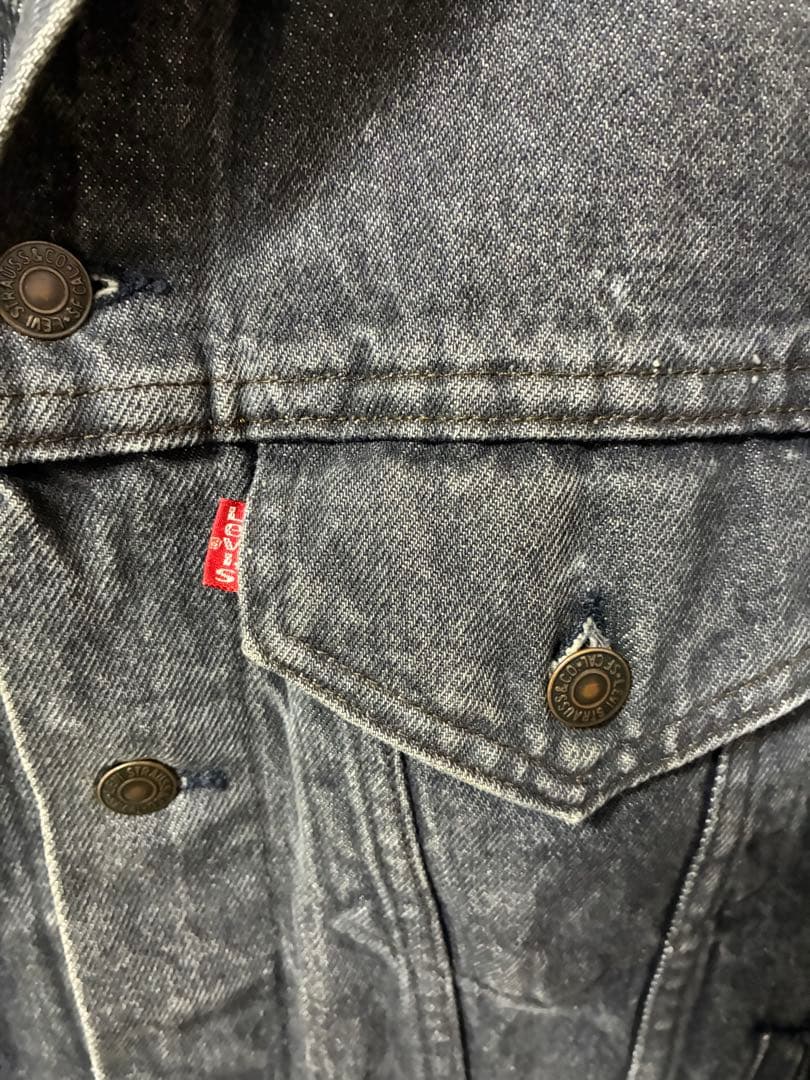 リーバイス 70506 0259 トラッカージャケット ブラック USA製