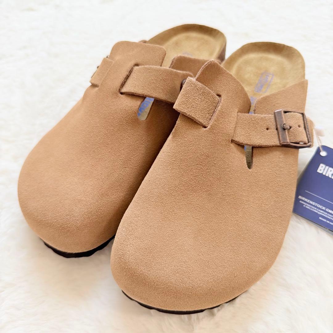新品✨BIRKENSTOCK ボストン 37 24㎝　ナロー　サンダル　ベージュ