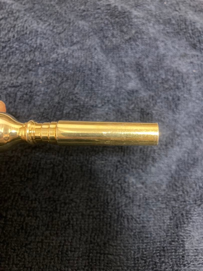 トランペットマウスピース シルキーMOST1M 金メッキ