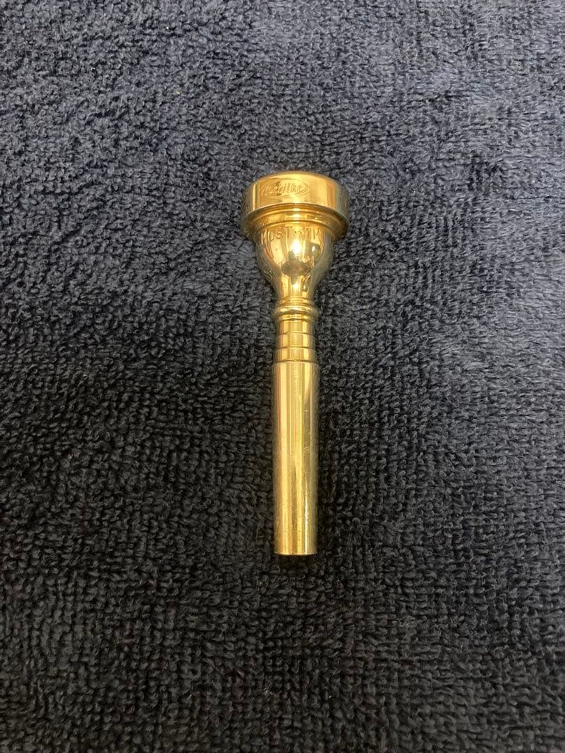 トランペットマウスピース シルキーMOST1M 金メッキ