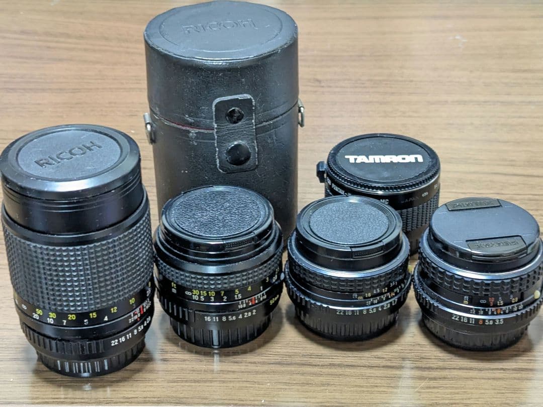 Kマウント　MFレンズ4本セット