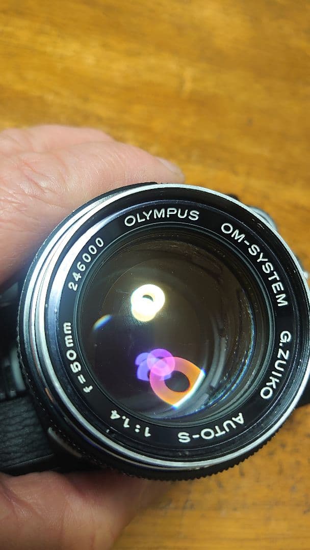 OLYMPUS OM-10 Black 50mmF1.4 完動機です