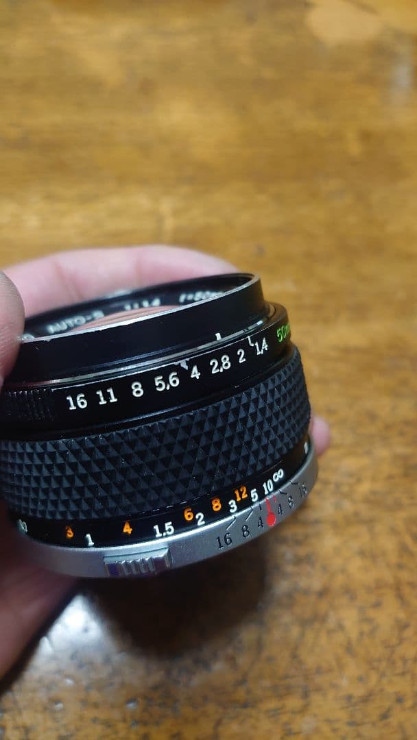 OLYMPUS OM-10 Black 50mmF1.4 完動機です