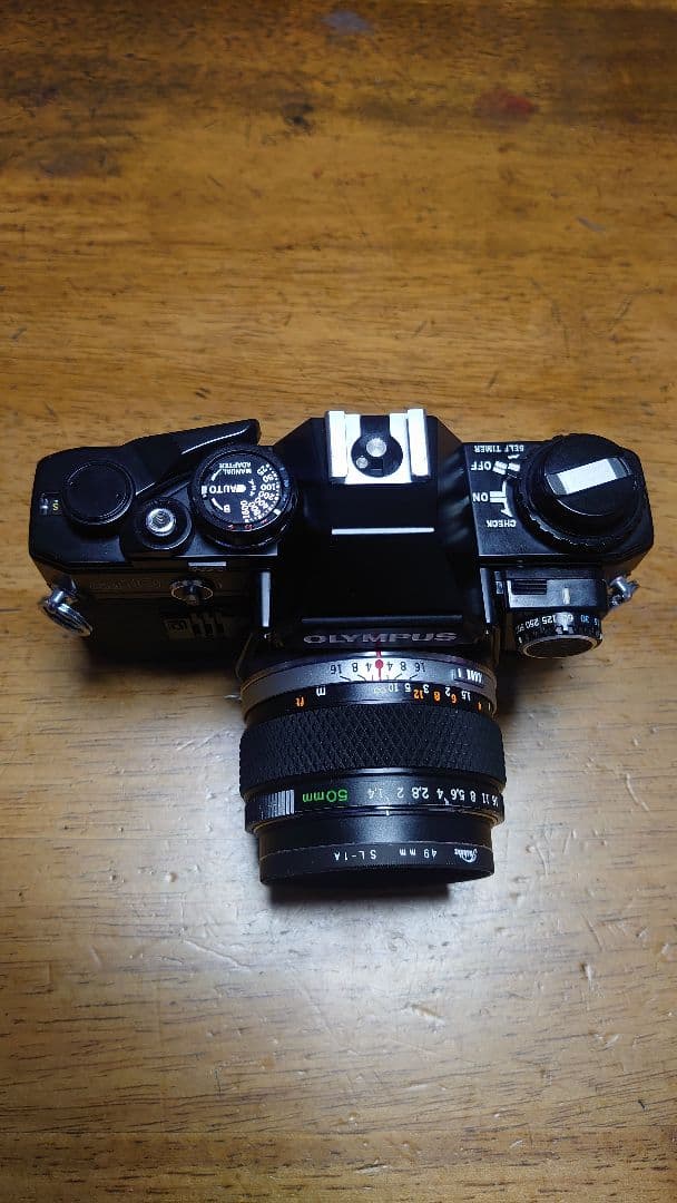 OLYMPUS OM-10 Black 50mmF1.4 完動機です