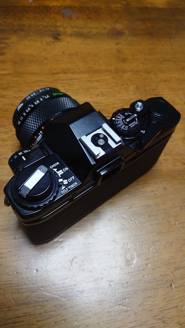 OLYMPUS OM-10 Black 50mmF1.4 完動機です