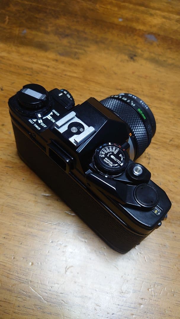 OLYMPUS OM-10 Black 50mmF1.4 完動機です